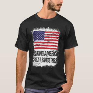 Camiseta excelente da América do Fazer de 89º aniversário d