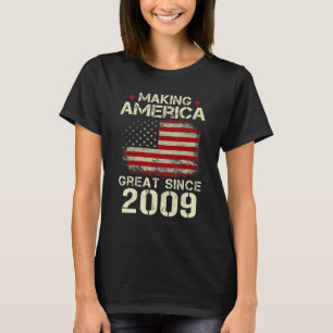 Camiseta Excelente Da América Do fazer Desde 2009 13 Birt