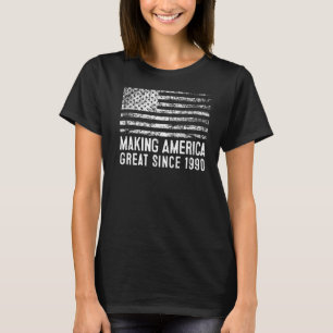 Camiseta excelente da América do Fazer do 33º aniversário d