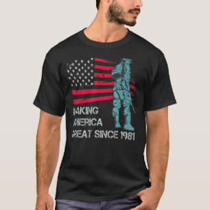 Camiseta excelente da América Fazer de aniversário de 41rua