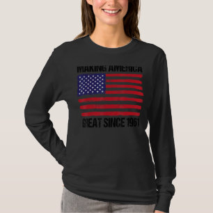 Camiseta excelente da América Fazer de aniversário de 61rua