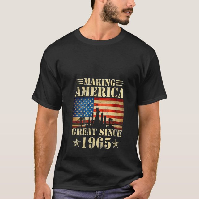 Camiseta Excelente Da América Fazer De Mulheres Desde 1965, (Frente)