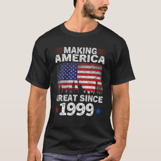 Camiseta Excelente Da América Fazer De Sinalizador Da Améri
