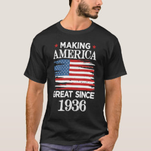 Camiseta Excelente Da América fazer Desde 1936 Festa de ani