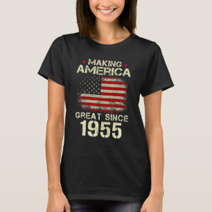 Camiseta Excelente da América fazer desde 1955 Vintage 67th