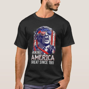 Camiseta Excelente Da América Fazer Desde 1981