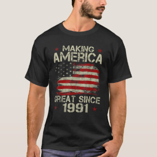 Camiseta Excelente Da América Fazer Do Mens Desde Presentes
