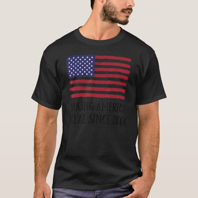 Camiseta excelente da América Fazer do vigésimo segundo ani (Frente)