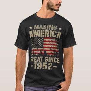Camiseta Excelente Da América Fazer Vintage Desde 1952 Retr