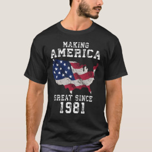 Camiseta Excelente de América do fazer desde 1981