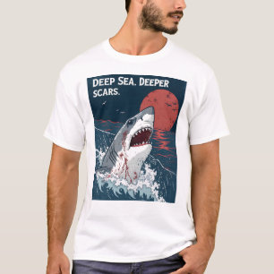 Camiseta Excelente de cicatrizes profundas no mar profundo