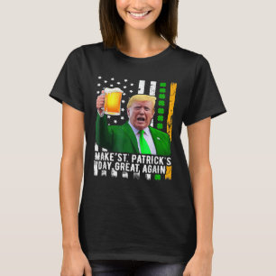 Camiseta Excelente De Dia de São Patrício Novamente Engraça