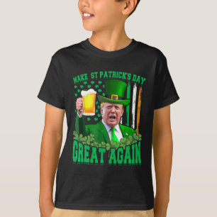 Camiseta Excelente De Dia de São Patrício Novamente Engraça