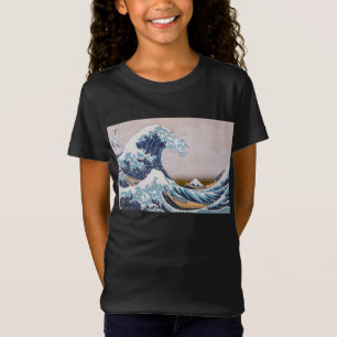 Camiseta Excelente de Tsunami Wave fora de Kanagawa Japão p