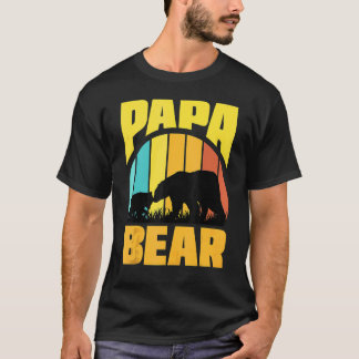Camiseta Excelente de Urso do Papá para o Pai Pai Avô D do 