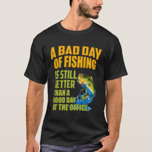 Camiseta Excelente Dizendo Sobre Pesca