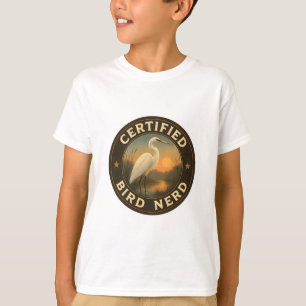 Camiseta Excelente Egret Sunset Vintage Crachá úmido