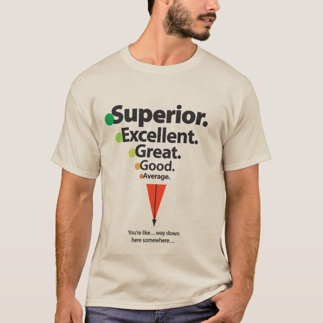 Camiseta Excelente, Excelente, Pontos de Excelente (Frente)