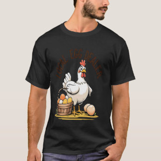 Camiseta Excelente Galinhas de Quintal Negociante de Ovos L