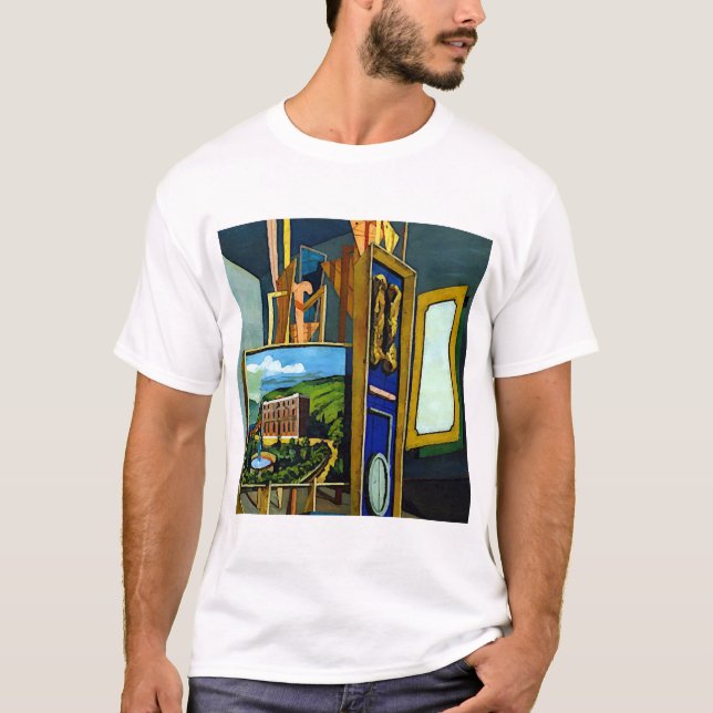 Camiseta Excelente Giorgio de Chirico - Interior metafísico (Frente)