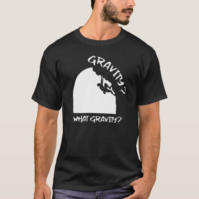 Camiseta Excelente Gravity Bouldering Mountainering Sa (Frente)