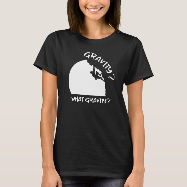 Camiseta Excelente Gravity Bouldering Mountainering Sa (Frente)