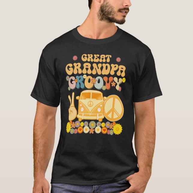 Camiseta Excelente Groovô Vovô Retrorando Família Vinculati (Frente)