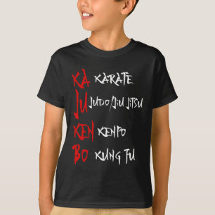 Camiseta Excelente Kajukenbo Lutando Karate Judo Kenpo Kung