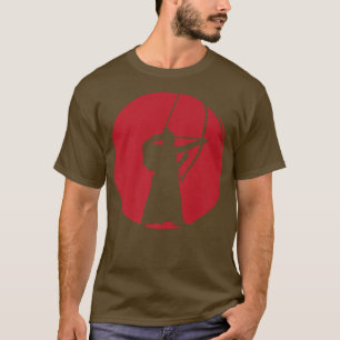 Camiseta Excelente Kyudo Design da Archery Japonesa Samurai