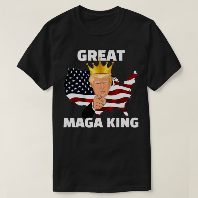 Camiseta Excelente MAGA King Premium (Frente do Design)