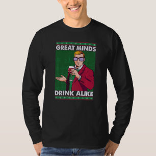 Camiseta Excelente Mente Beber Como Vinho Matemático