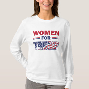 Camiseta Excelente Mulheres por Trump Keep America