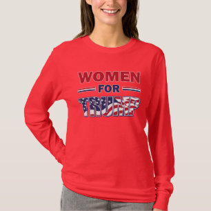 Camiseta Excelente Mulheres por Trump Keep America