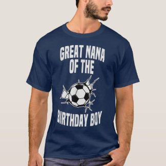 Camiseta Excelente Nana do Bday Gr da Equipe de Futebol do 