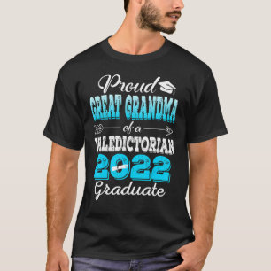Camiseta Excelente Orgulhoso Vovó 2022 Valedictorian Classe