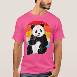 Camiseta Excelente Panda Silhouette Gift Panda Bear