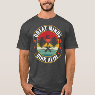 Camiseta Excelente PicklebalI Mente Dink Como Citação de Pi
