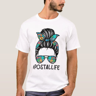 Camiseta Excelente Postal Life Mãe Leopard Mensagem Bun M
