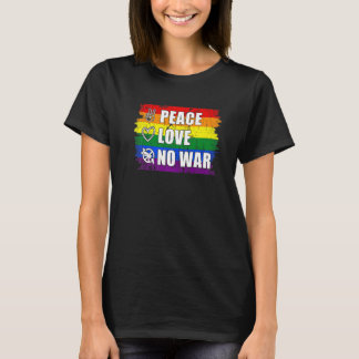 Camiseta Excelente Presente Paz Amor Sem guerra Rainbow Gru