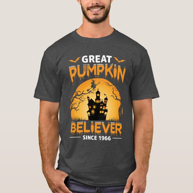 CAMISETA EXCELENTE PUMPKIN ACREDITA DESDE 1966 (Frente)