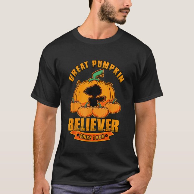 Camiseta Excelente Pumpkin Acredita Desde 1966 Assustador H (Frente)
