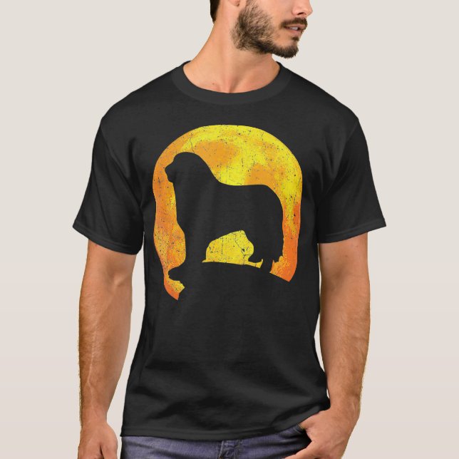 Camiseta EXCELENTE PYRENEES Cachorro Laranja Halloween Cost (Frente)