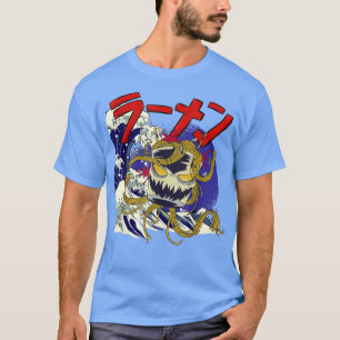 Camiseta Excelente Ramen Da Comida Japonesa Kanagawa Kaiju