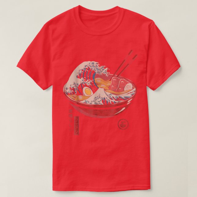 Camiseta Excelente Ramen Wave (Frente do Design)
