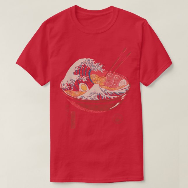Camiseta Excelente Ramen Wave (Frente do Design)