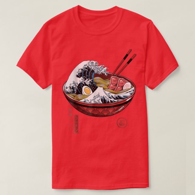 Camiseta Excelente Ramen Wave 404 (Frente do Design)
