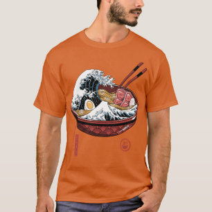 Camiseta Excelente Ramen Wave White