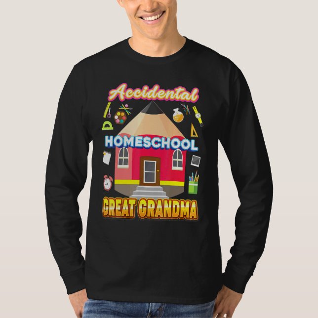Camiseta Excelente residencial acidental Pai avó Família mã (Frente)