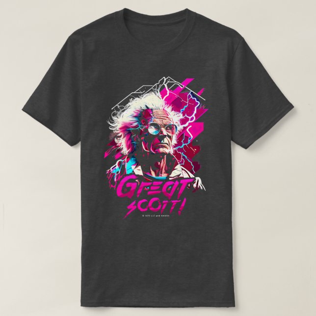 Camiseta Excelente Retrowave Scott (Frente do Design)