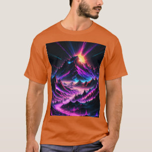 Camiseta Excelente retrowave Street Néon 4